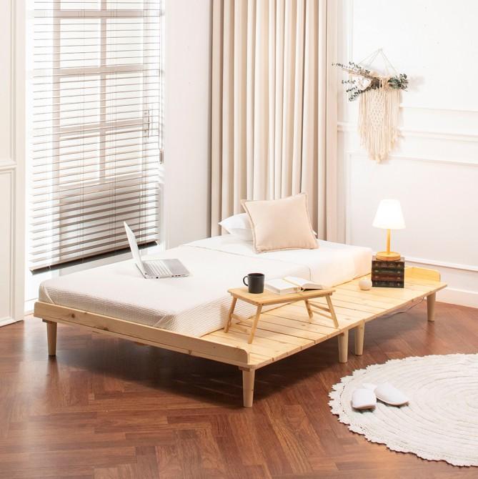 (착불)(파격특가!) 파인평상형침대프레임