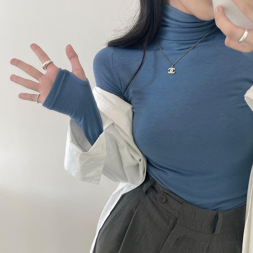 [1+1할인] [7color/기모안감] 톡톡 기모 워머 폴라 티셔츠