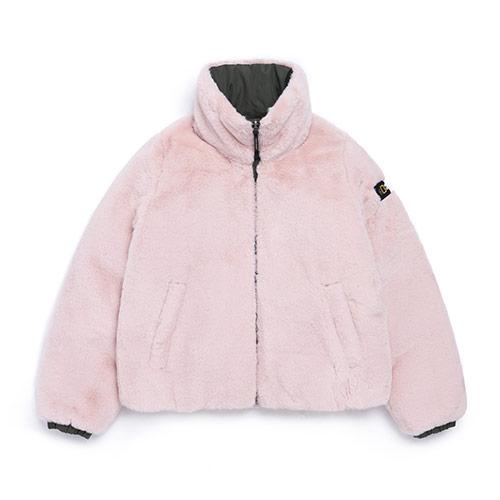 내셔널지오그래픽 N214WDW090 여성 라엘리아 에코퍼 리버시블 숏다운 경량패딩 점퍼 PINK