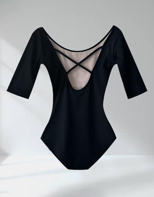 메리제인 5부 레오타드 블랙