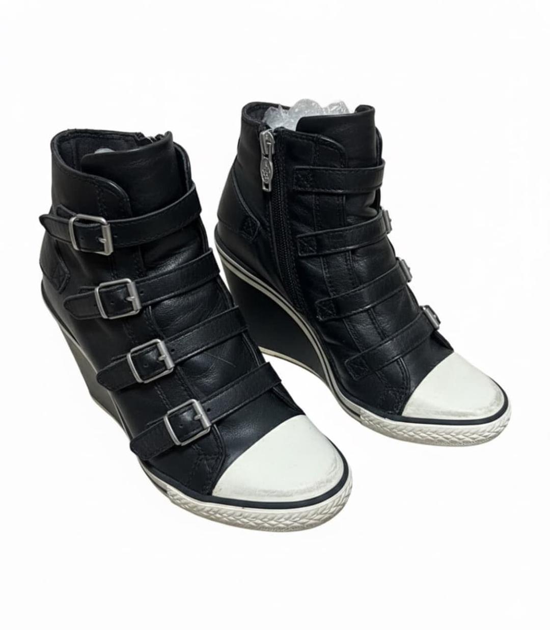 ASH 웨지힐 스니커즈 블랙 36 (230) | 후루츠패밀리