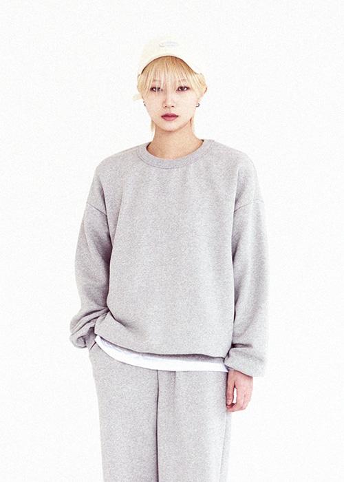 베이직 쭈리 맨투맨 / melange