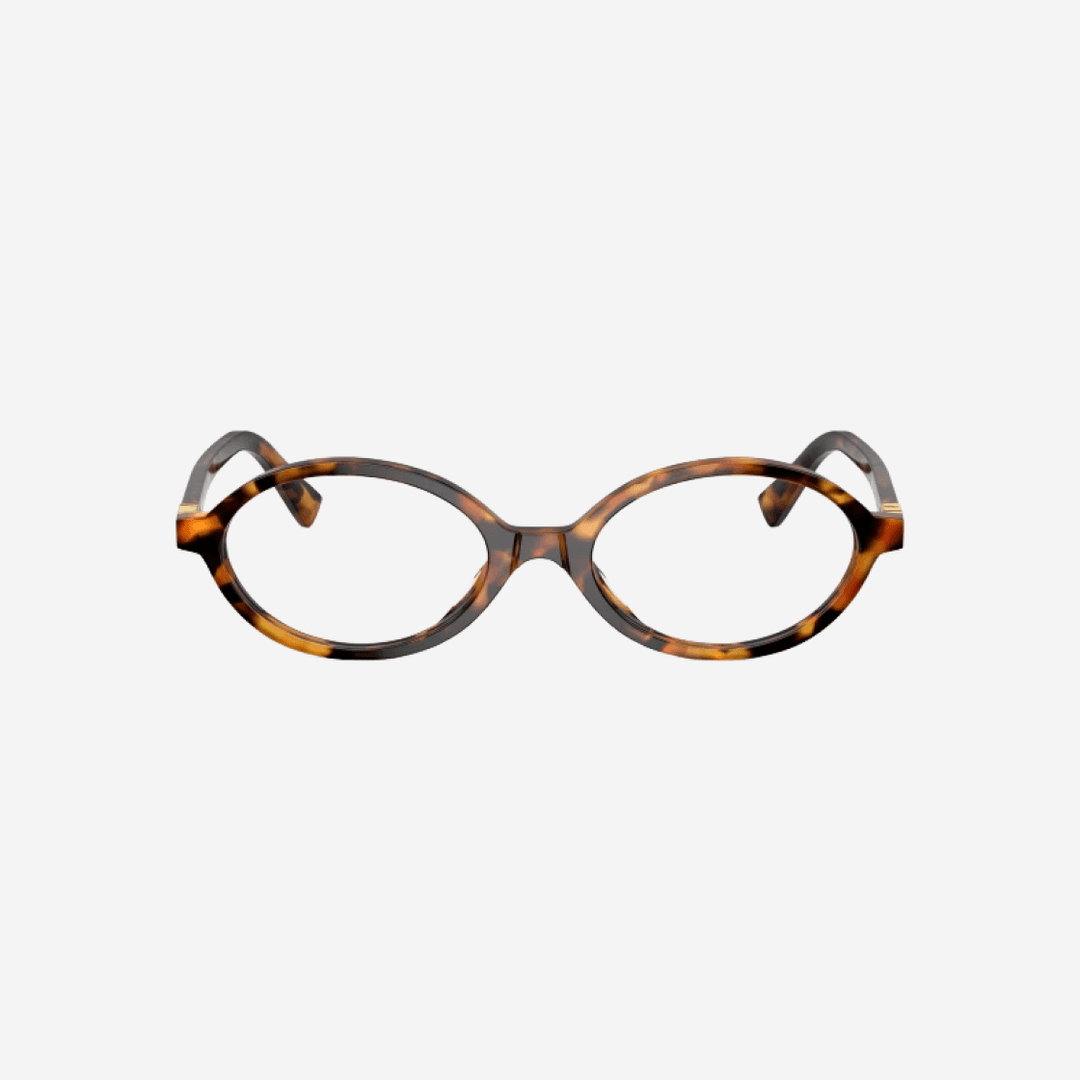 (W) Miu Miu Regard Glasses Demo Lens Light Havana Acetate