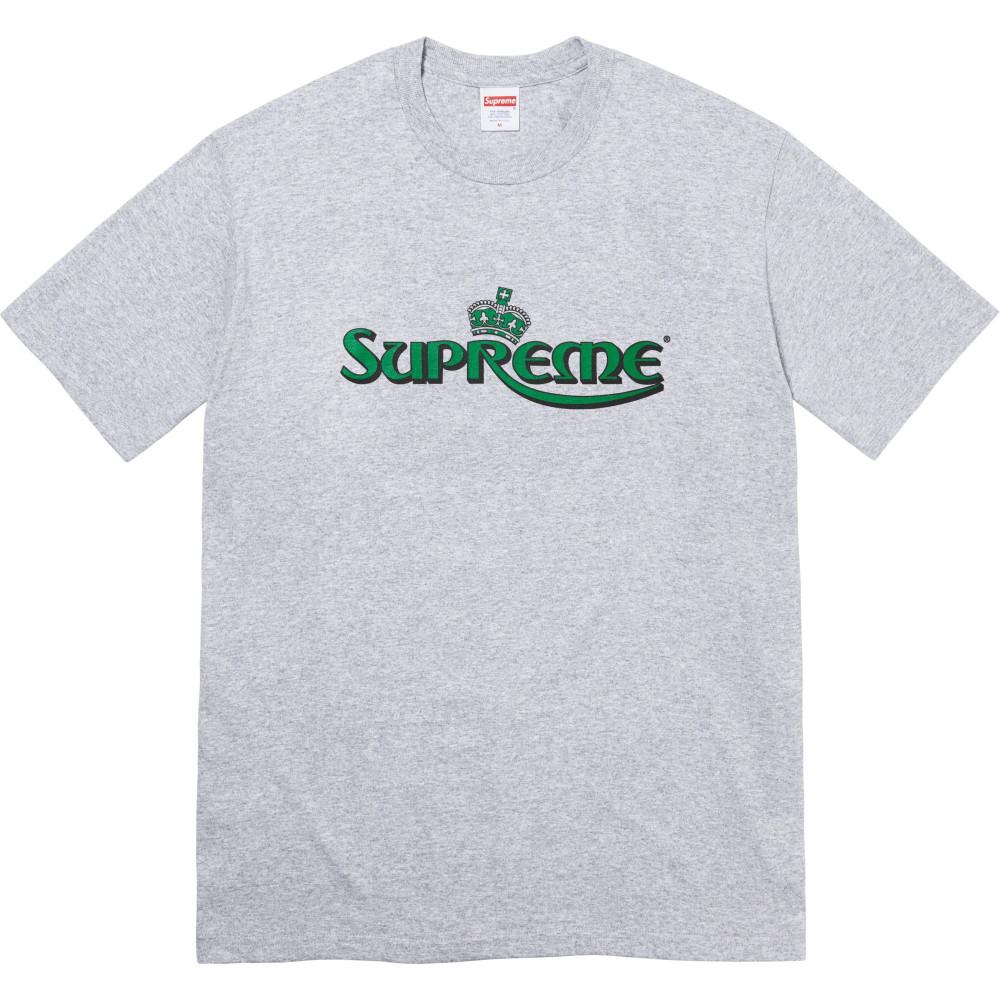 슈프림 크라운 반팔티 헤더 그레이 Supreme Crown Tee SS23