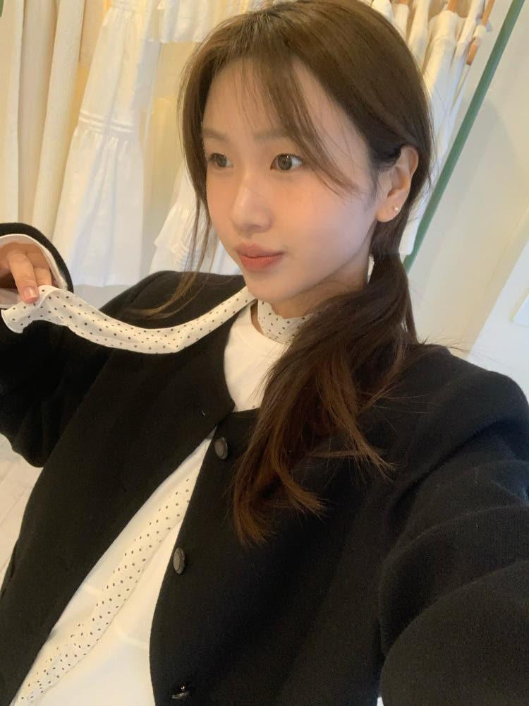 Sheer Dot Scarf (2color) / 쉬어 도트 스카프