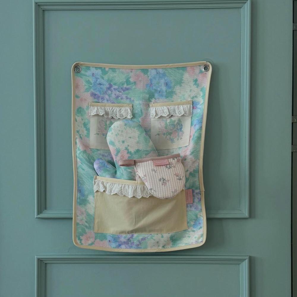 floral hanging storage