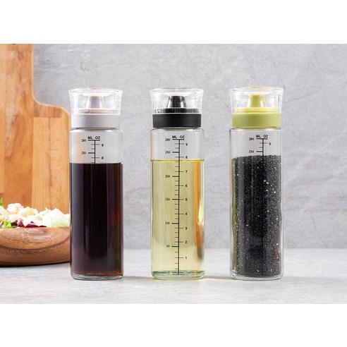 코멧 글라스 실리콘 오일병, 300ml, 3개입