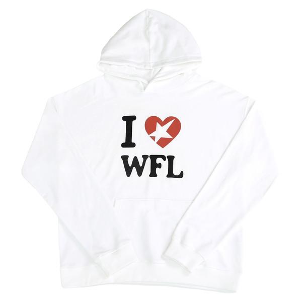 I LOVE WFL Hoodie ( WHITE )