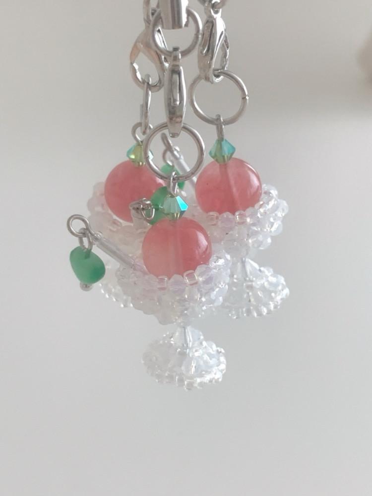 [keyring] 달달한 수박 소르베 키링 (watermelon sorbet keyring)