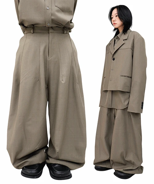 컨템포러리 셋업 다트 슬랙스