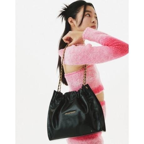 [갤러리아] [JABA4E142] 코코체인 블랙 로고 장식 소가죽 체인숄더백