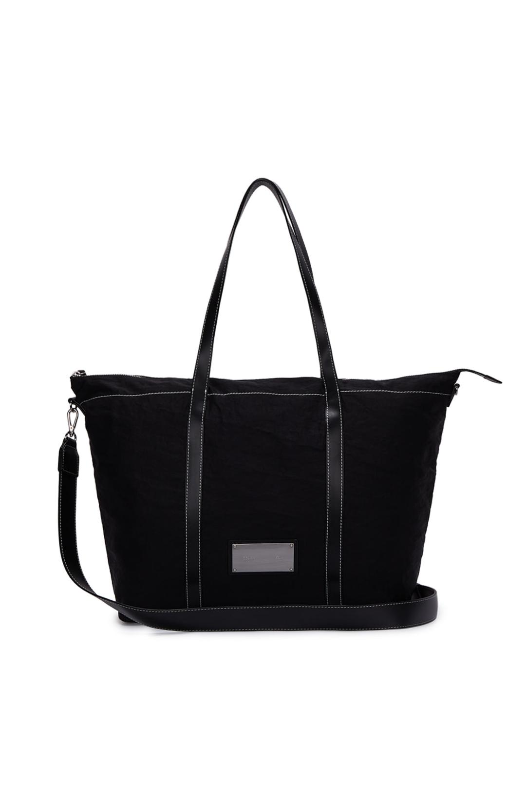 FABRIC NEW SHOPPER BAG IN BLACK
