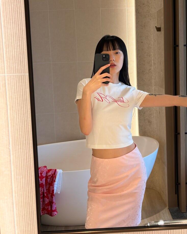Hoa Skirt_Pink