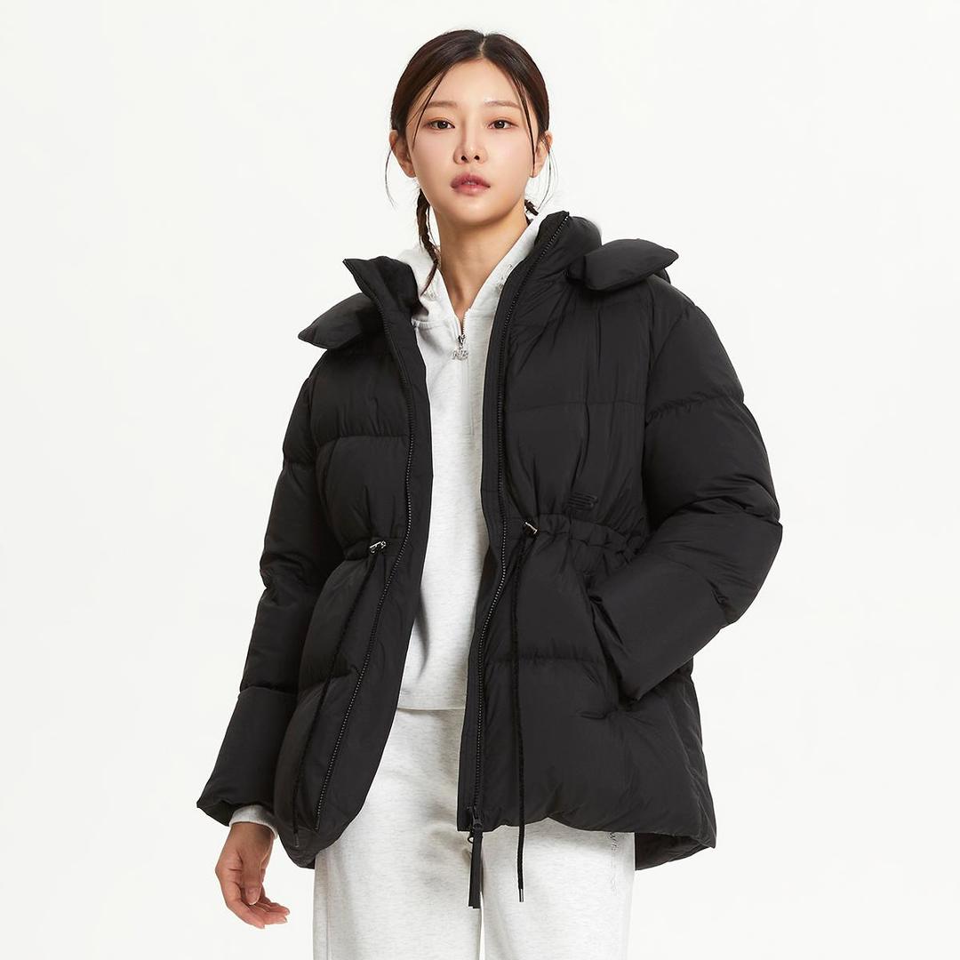 WOMEN 소프트 중기장 구스다운