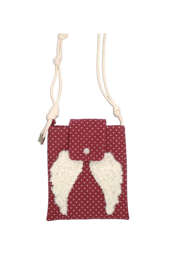 [y0bag] 핸드메이드 크로스백 - cherry dot angel bag