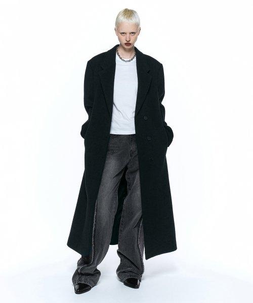 클래식 맥시 코트 BLACK