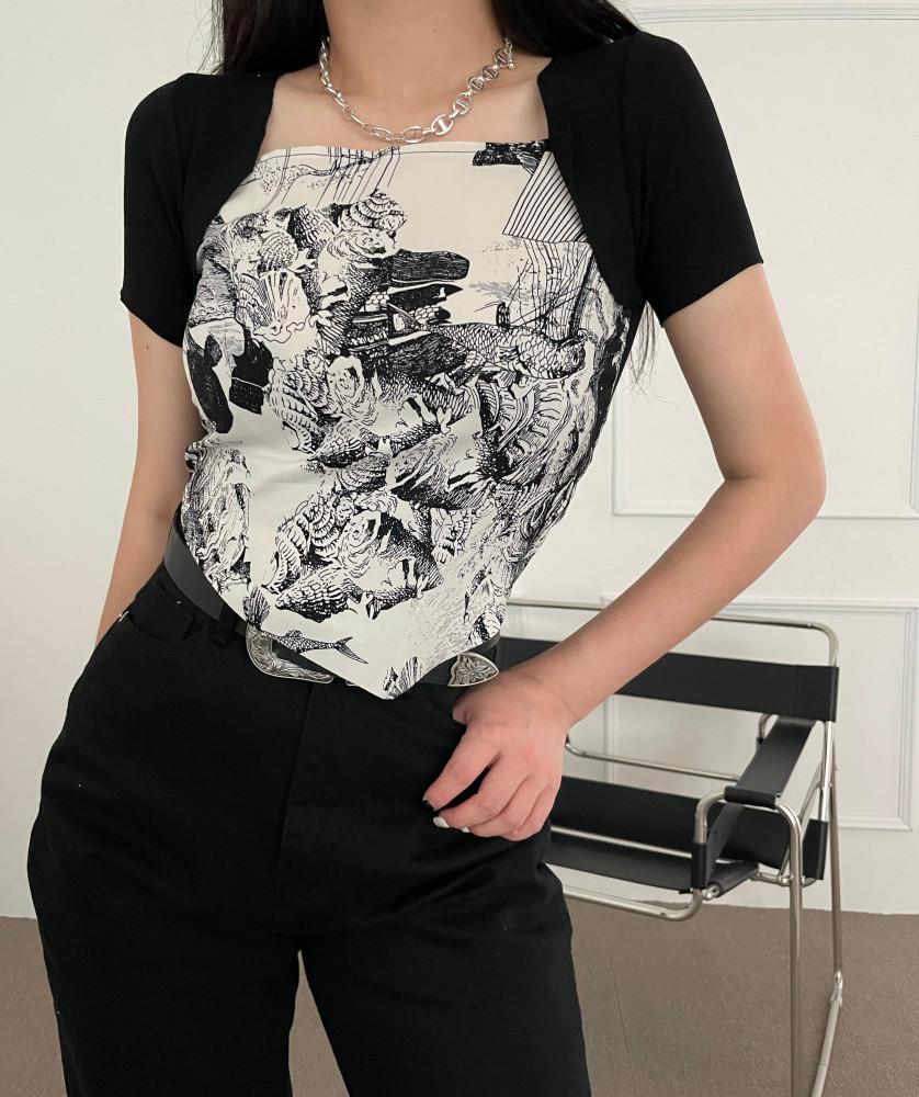 [누적1500]스카프 볼레로 티 (주문폭주)