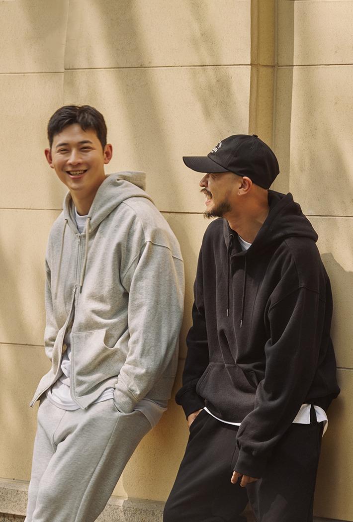 [프렌치테리] 루즈핏 2-WAY 후드집업_SPMZC49U01