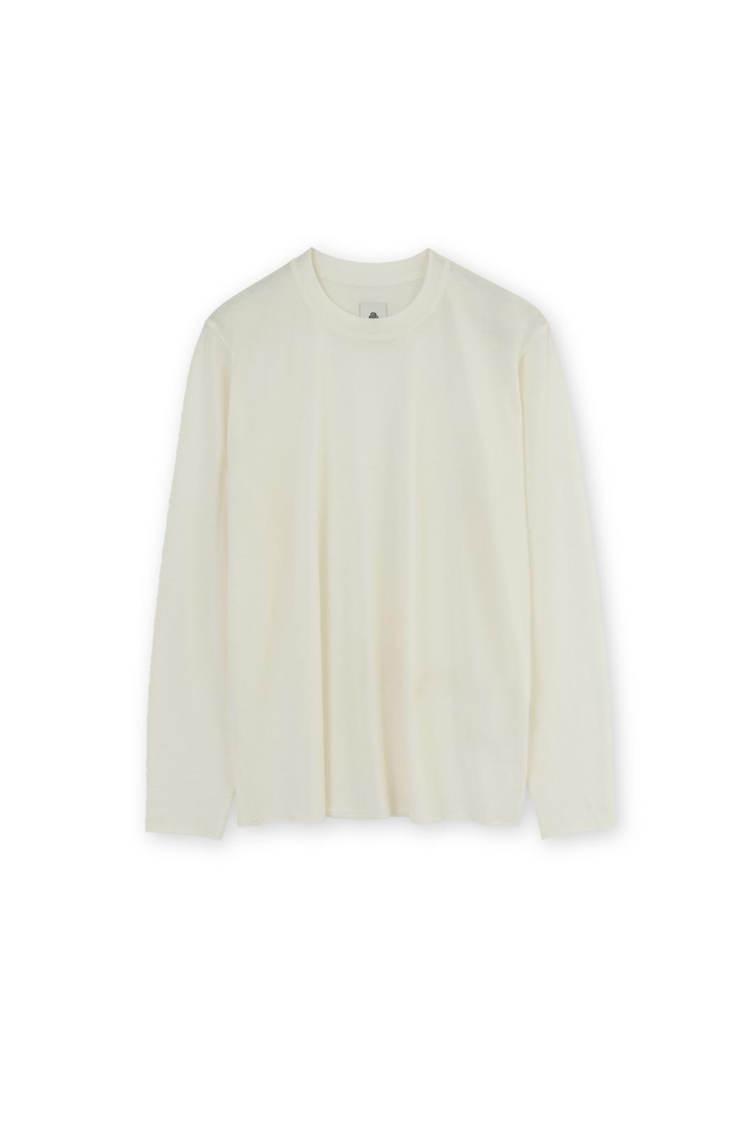 Soft Wool Blend Long Sleeve, Ivory