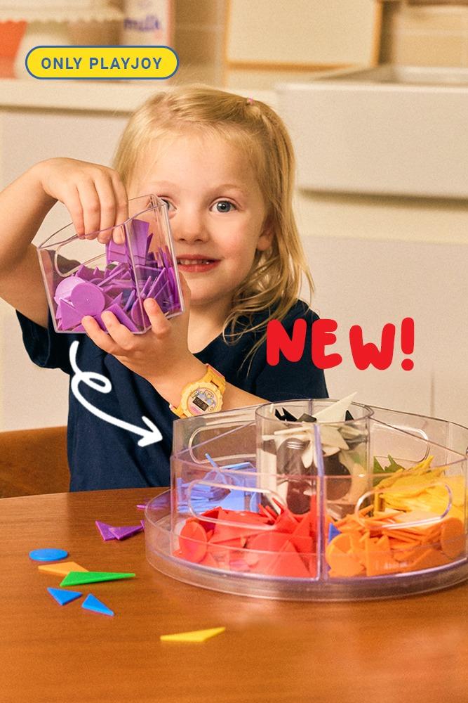 회전 정리함 투명