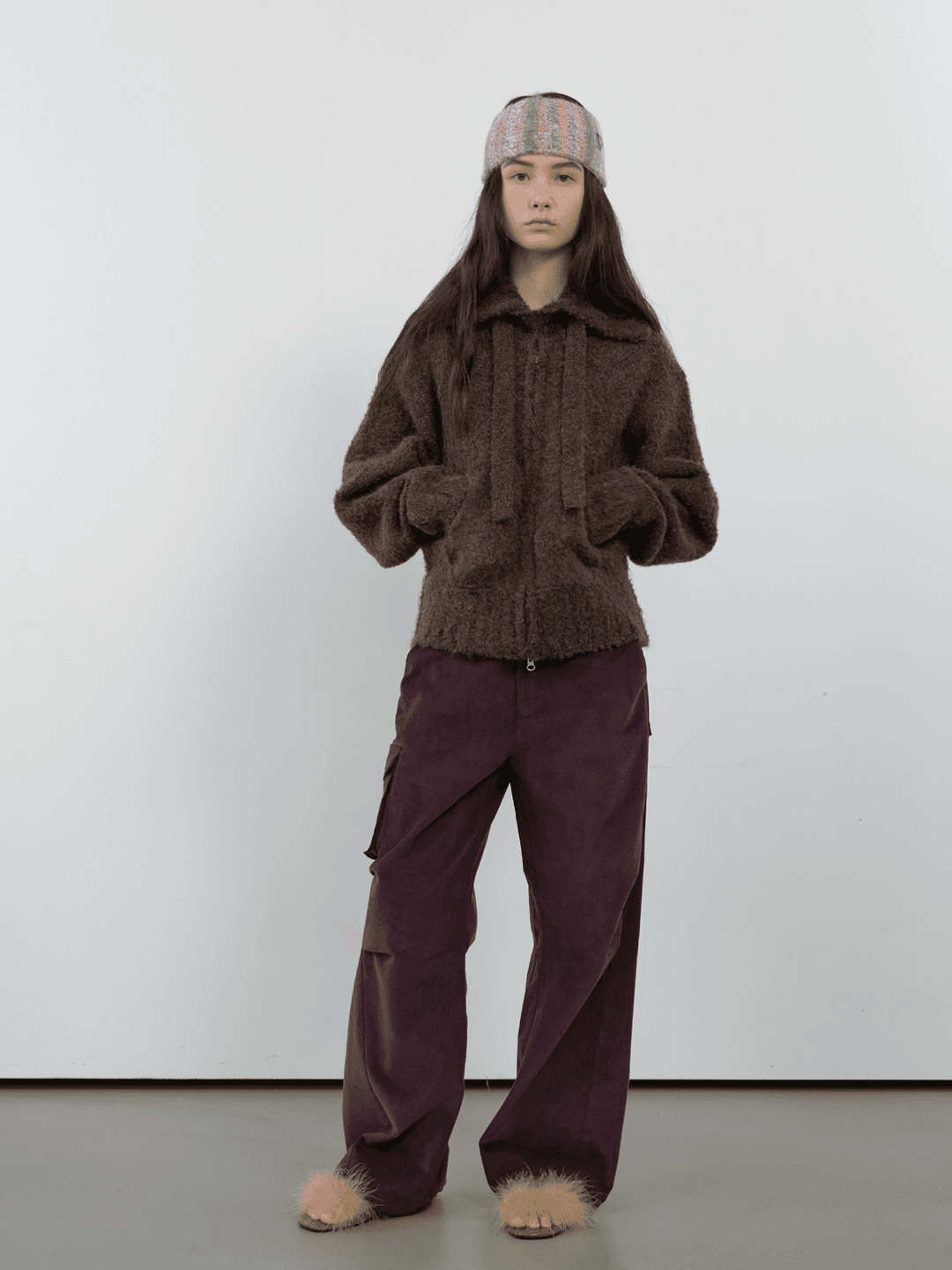 CORDUROY CARGO PANTS_PURPLE