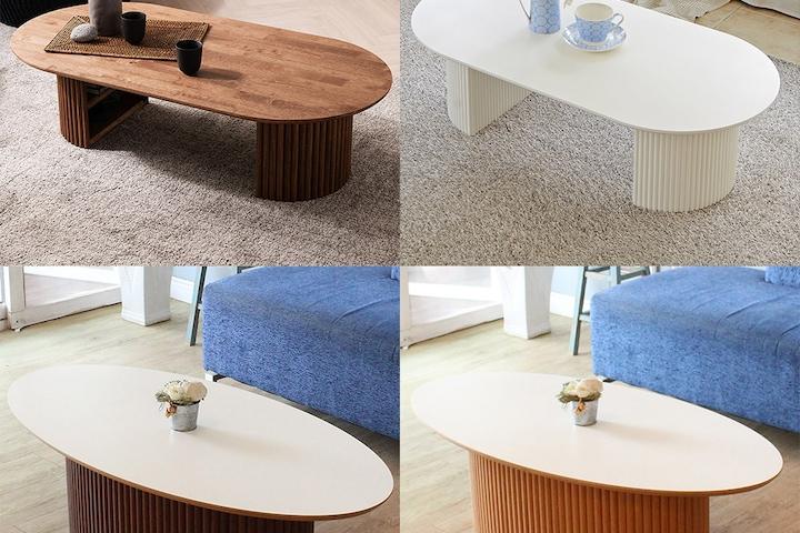 [연휴특가] 어반 서클/에그 원목 소파테이블 외 거실테이블