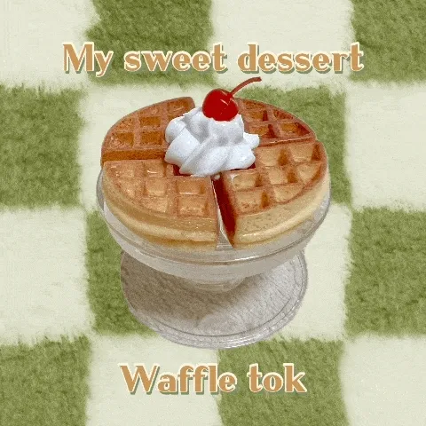 [맥세이프 가능]🧇Sweet dessert waffle🍒 스마트톡