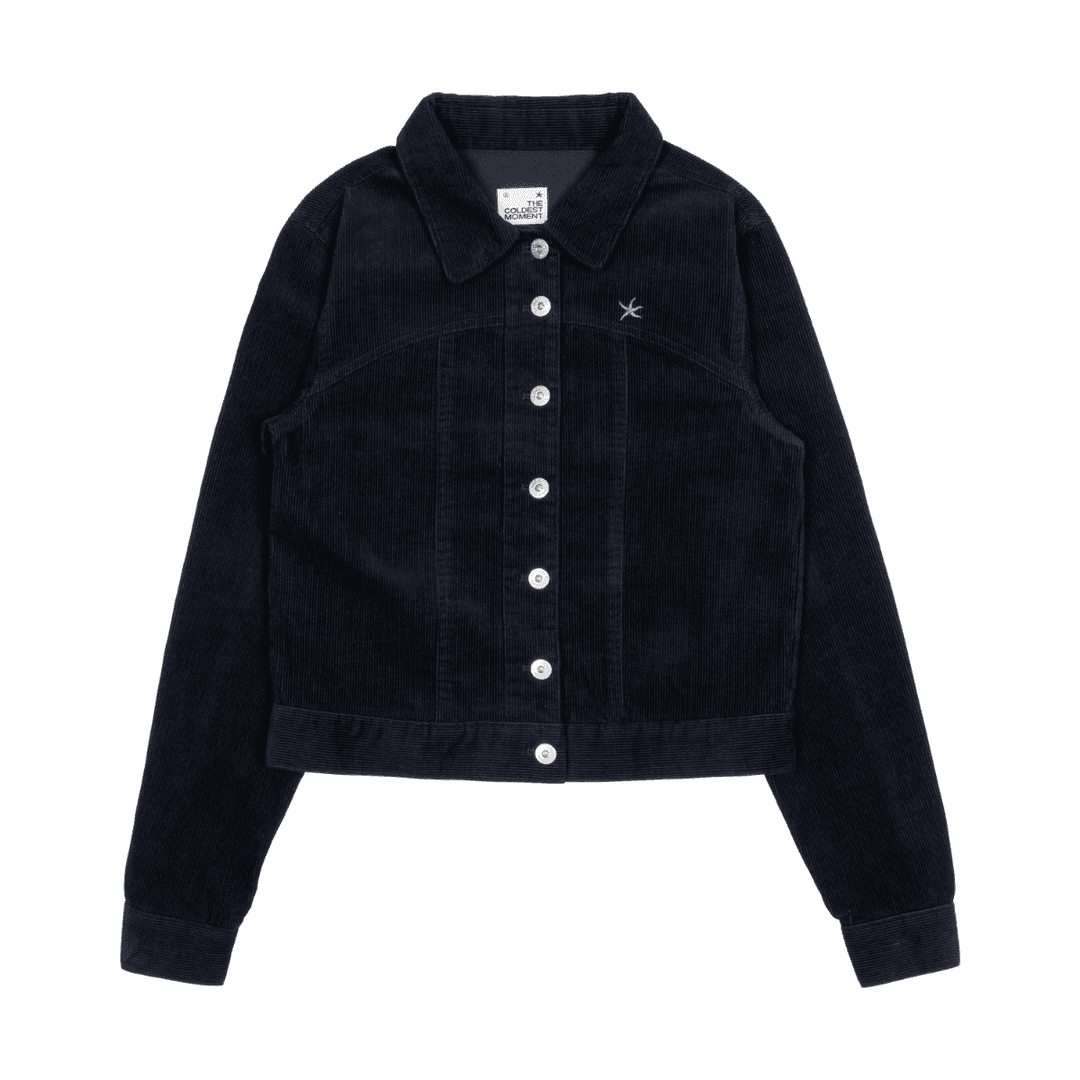 (w) TCM mini logo work jacket (navy) (9/3 예약배송)