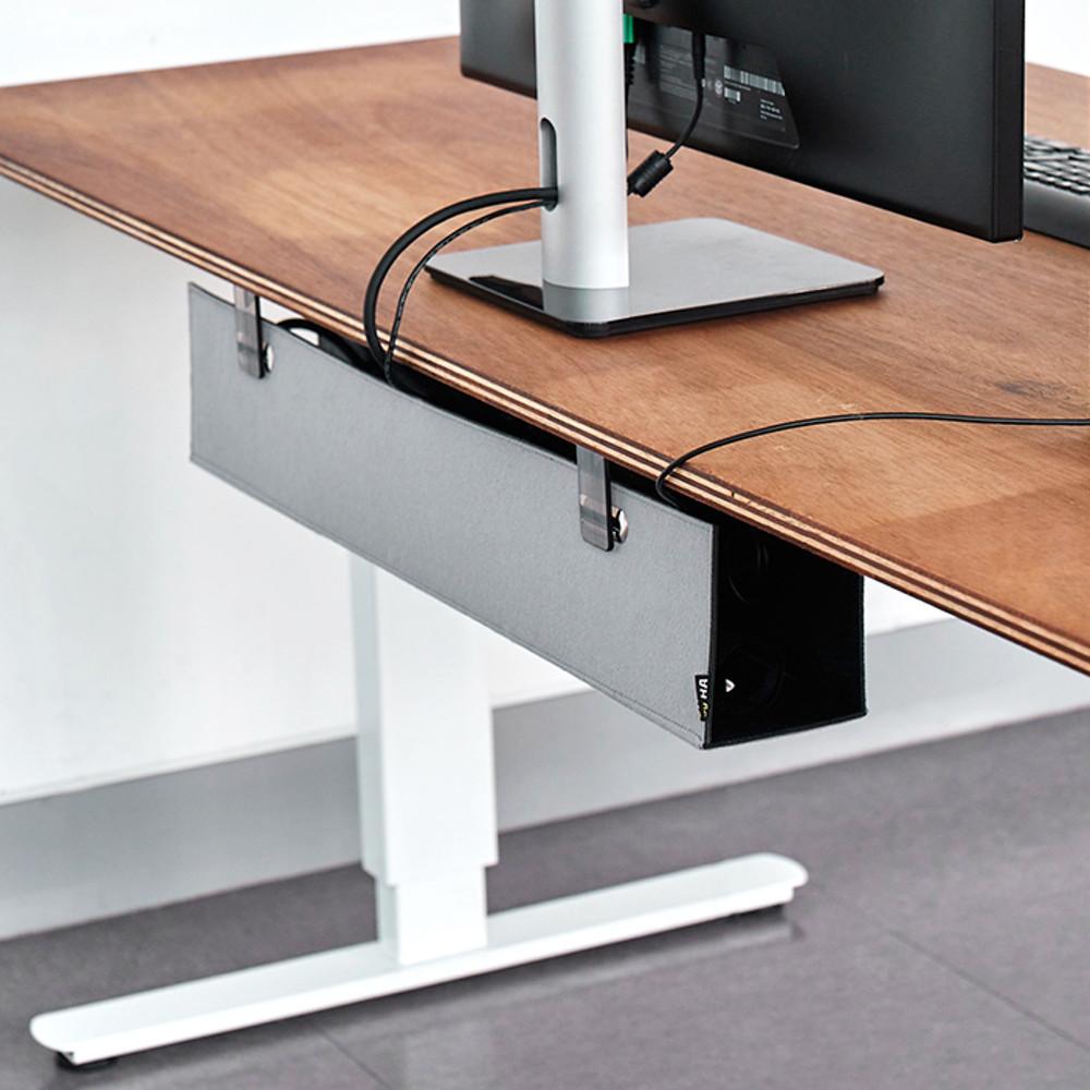 by HA  Fold & Hang  테이블용 멀티탭 정리함 책상 정리함 콘센트 정리 거치대 전기선 정리 고정 선반 대형