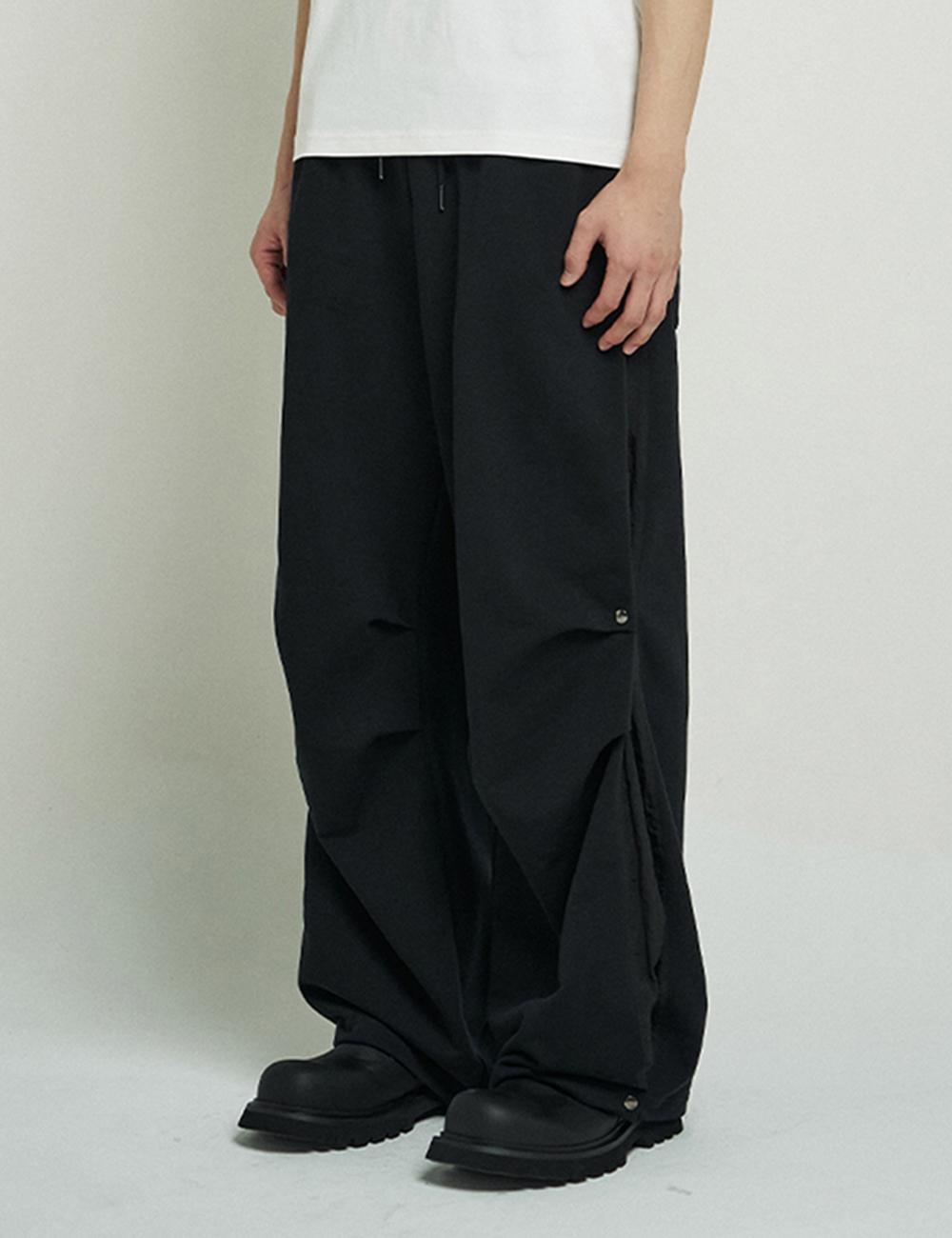 [1차 재입고, 11/22 예약배송] 더블 레이어 스웻 팬츠 (블랙)