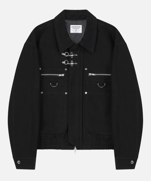 아웃포켓 라치 디테일 자켓