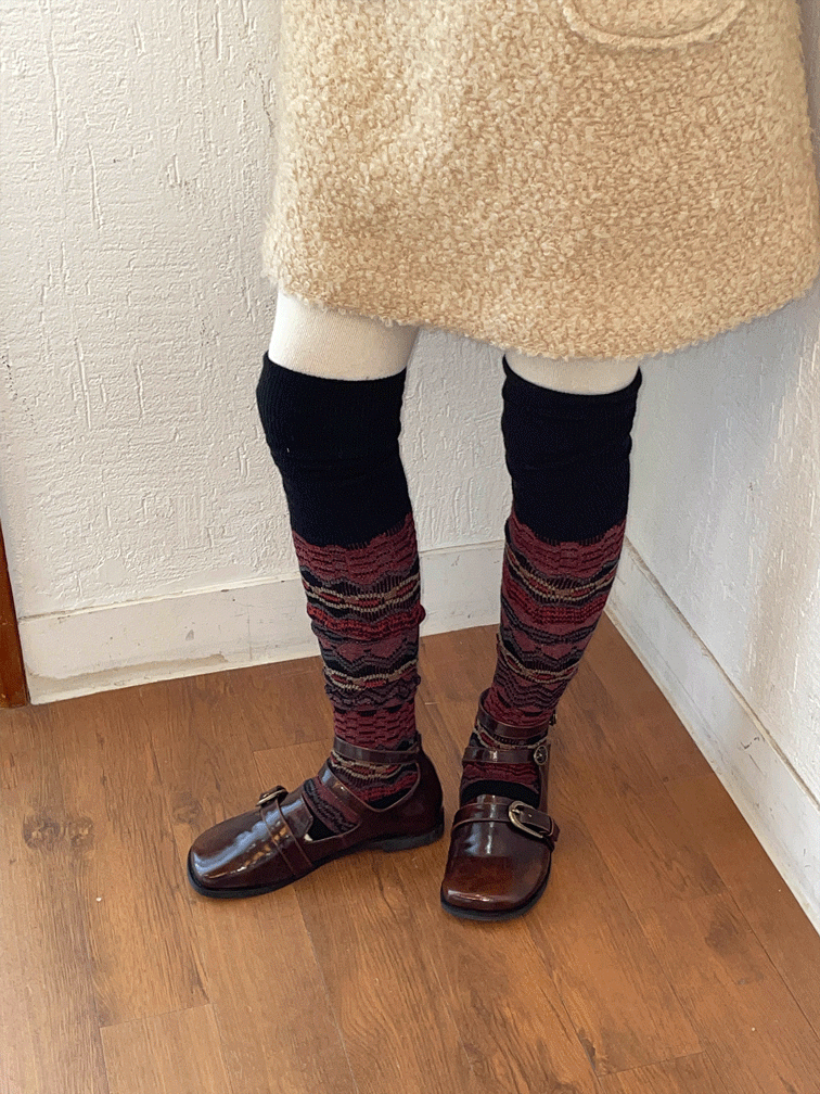 ethnic indian knee socks