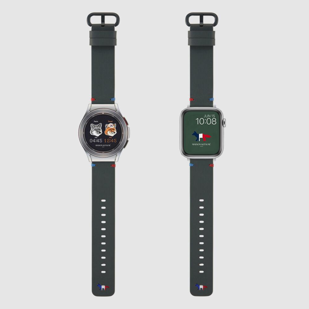 [MR TIME x Maison Kitsune] 미스터타임 메종키츠네 콜라보레이션 시계줄 그린