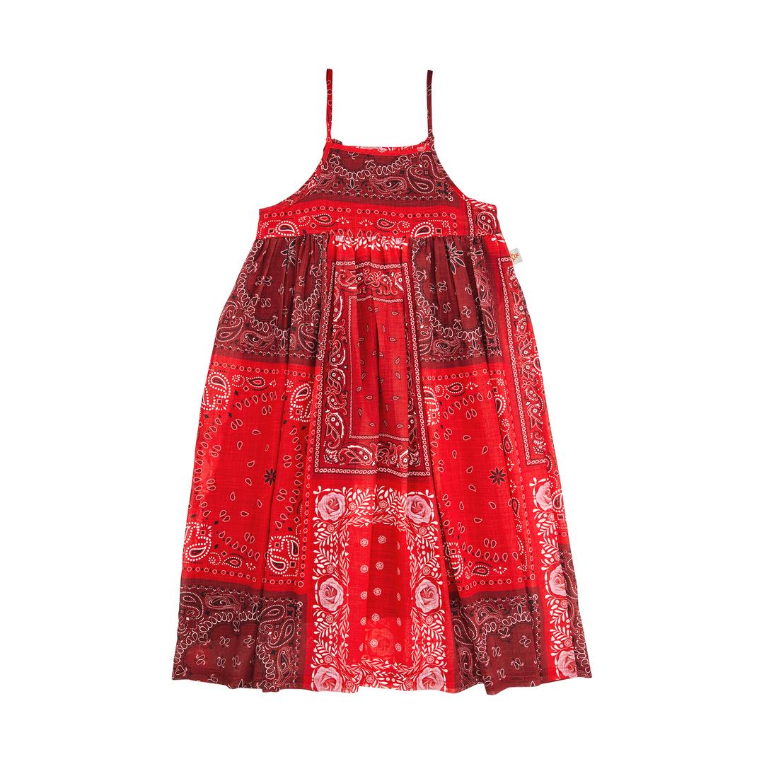 BANDANA CAMI LONG DRESS-R.R
