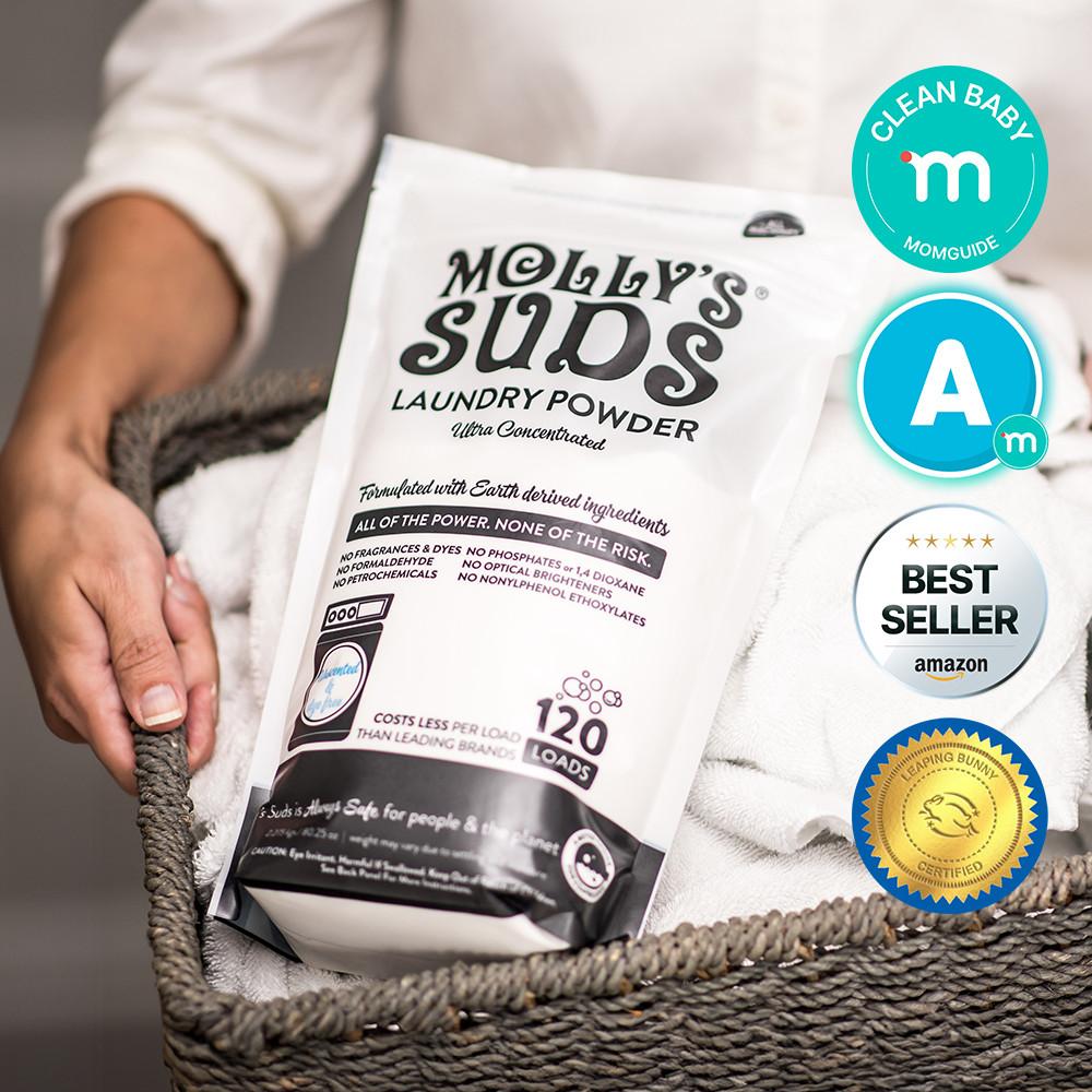 몰리스서즈 오리지날 론드리파우더 2.23kg 무첨가 무향 천연 아기옷 신생아세제 1개