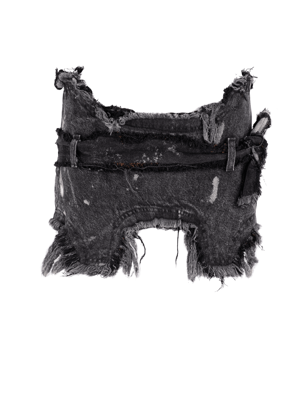 Denim Garter Skirt - L