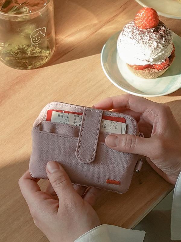 hlllo Travel Wallet_Dusty Pink