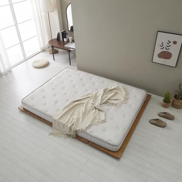 쿨쿨 슬림 셀프 독립 스프링 바닥 침대 롤팩 토퍼 매트리스