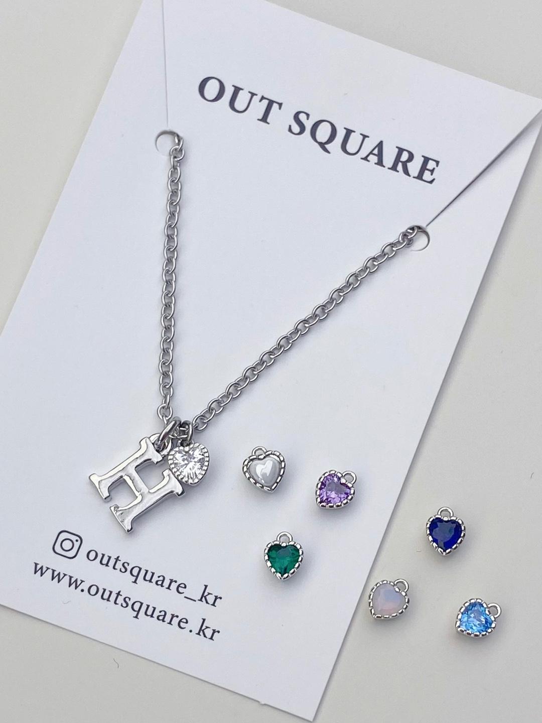 Charming initial necklace (A~Z) +컬러추가