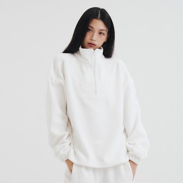 클럽 댄프 플리스 하프 집업