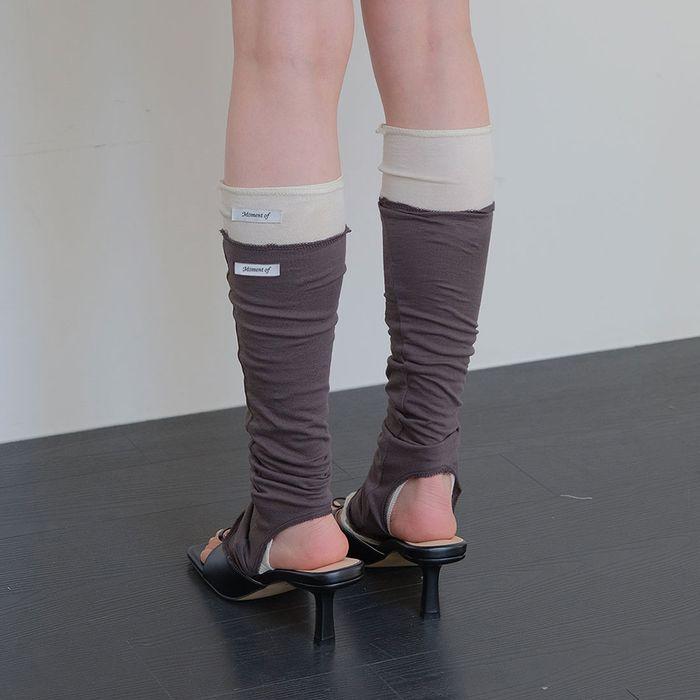 moui Cotton leg warmer (2 color)