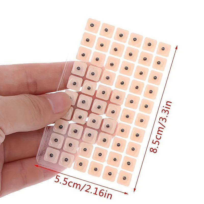 600pcs 귀 씨앗 침술 키트 스티커, 귀 이완 귀 스티커, 치료 바늘 패치, 귀의 Auriculotherapy 귀 마사지 케어 스티커