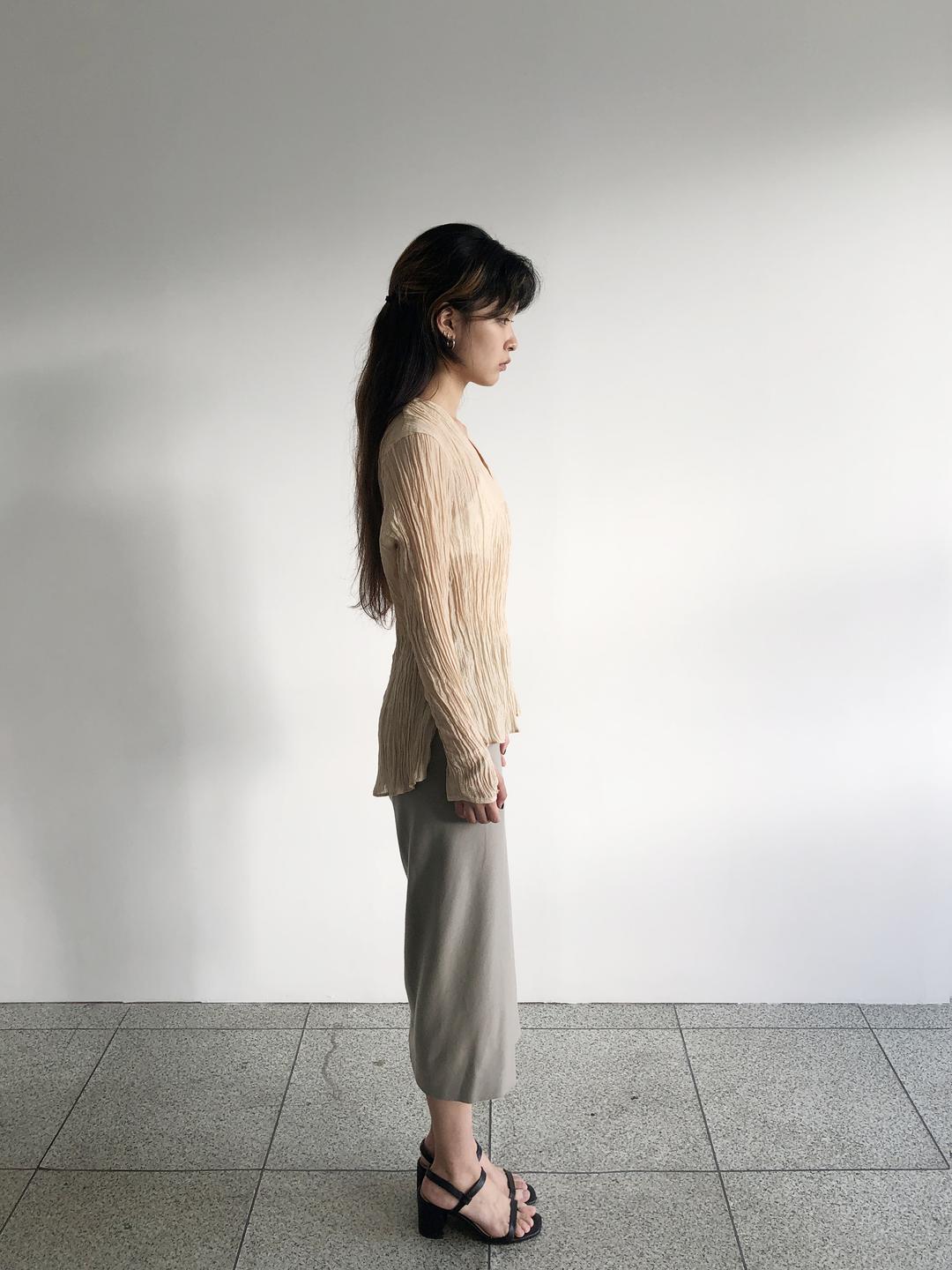 Vintage Pleated Top