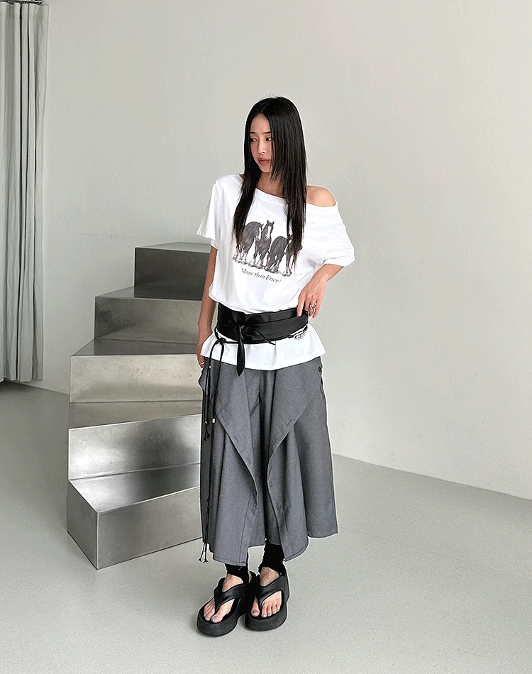 버튼 투웨이 버뮤다 팬츠