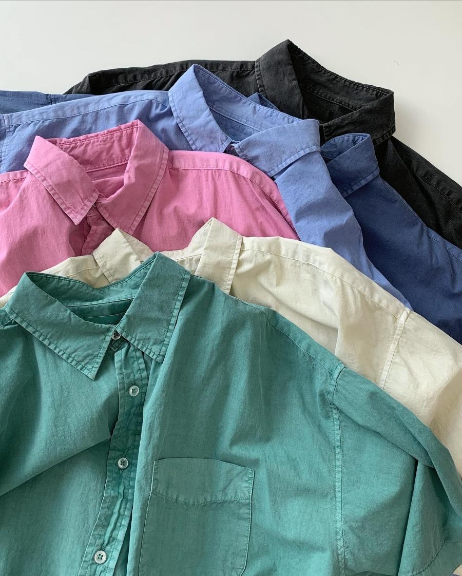 At Pigment Dyeing Shirts - half