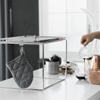 JVR 무올 토스터랙 주방정리 철제트레이 발뮤다겸용 다용도 선반 거치대