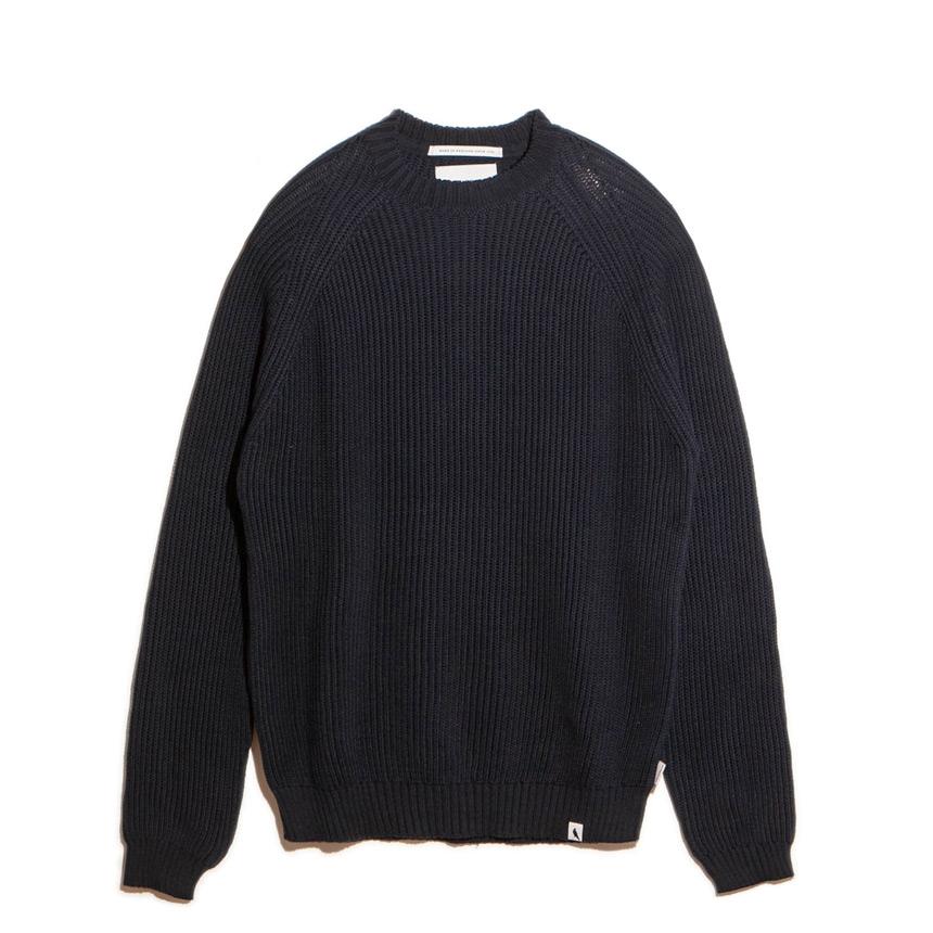 Cotton Harry Sweater - Navy