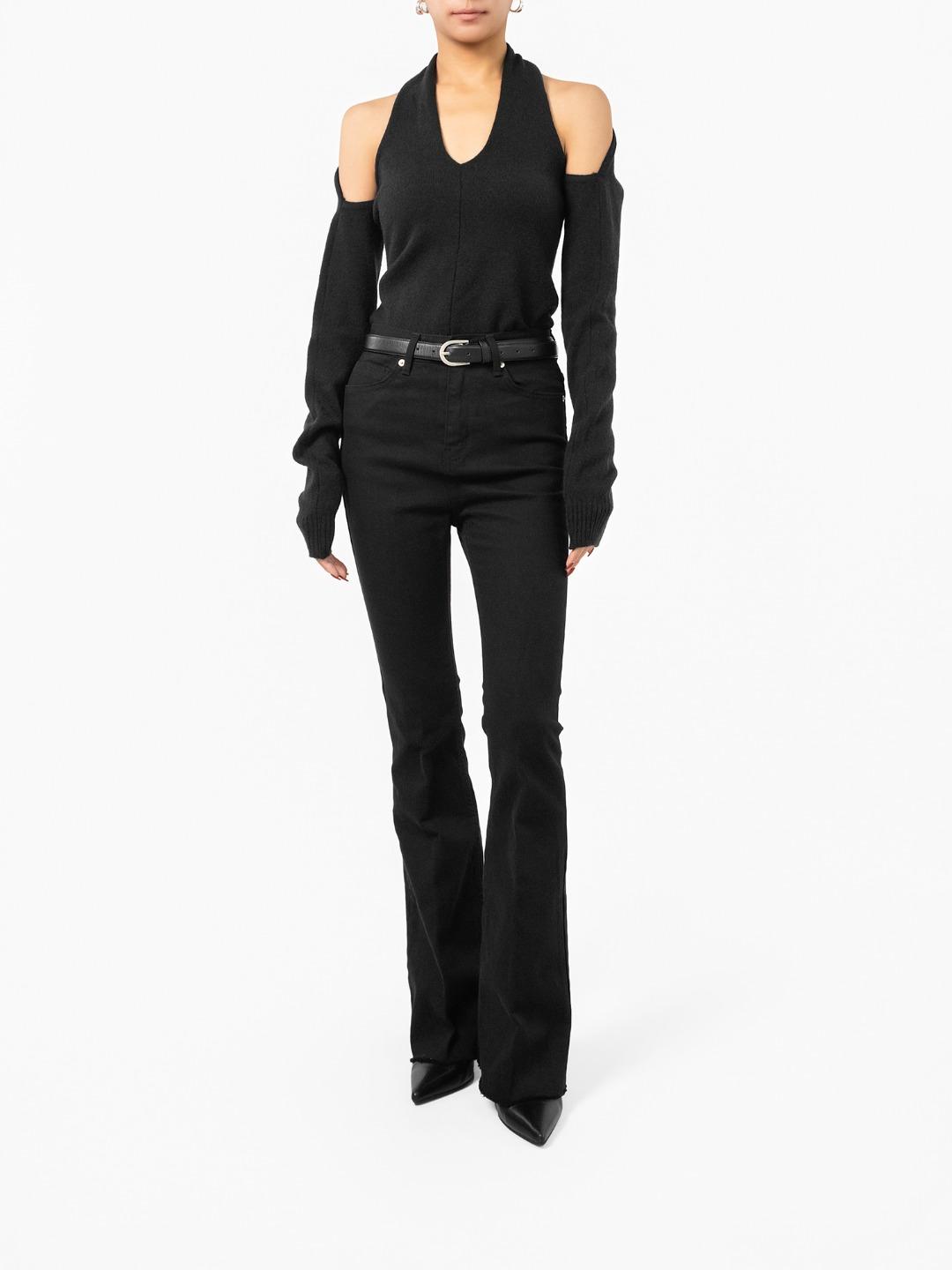 베이직 스판 롱 부츠컷 팬츠