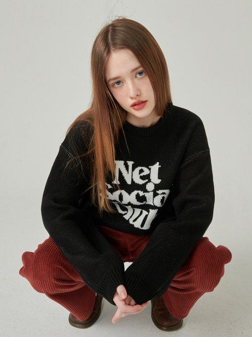 OG LOGO JACQUARD KNIT (BLACK)