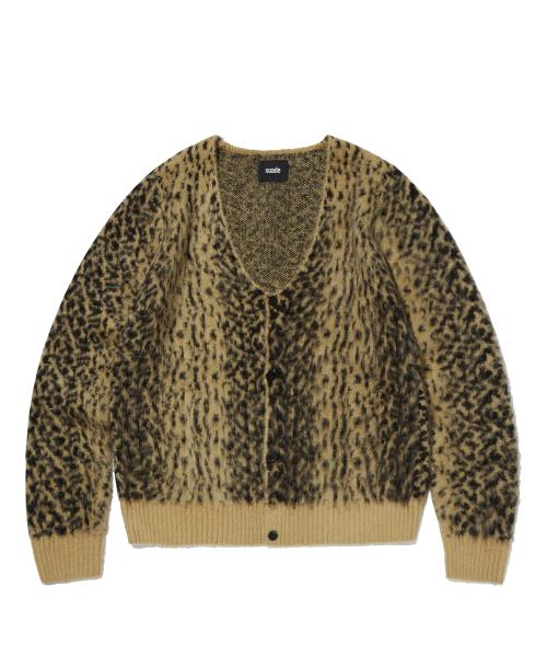 LEOPARD CARDIGAN [YELLOW]